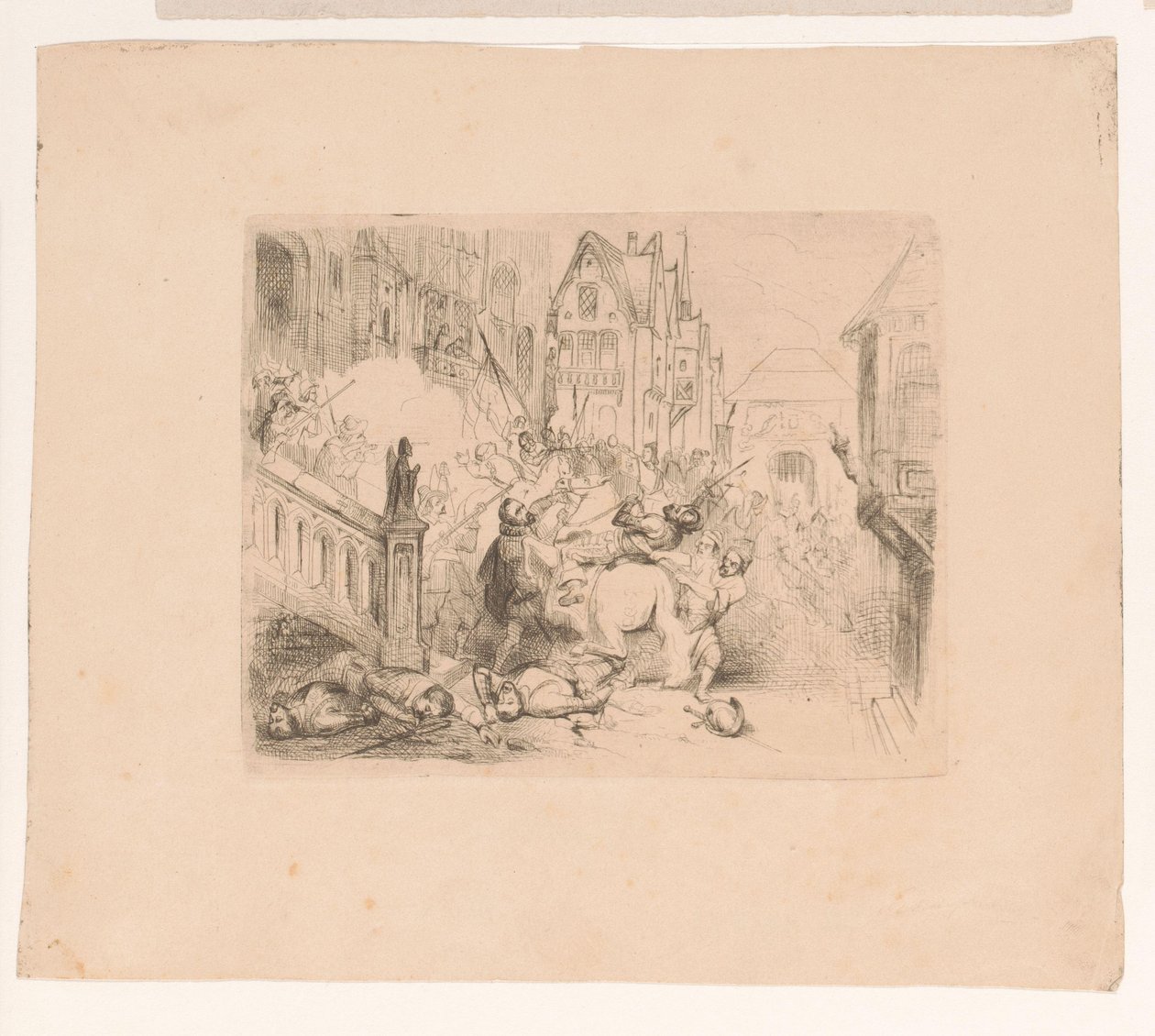 Frans Hercules van Anjou udvist fra Antwerpen af Corneille Seghers