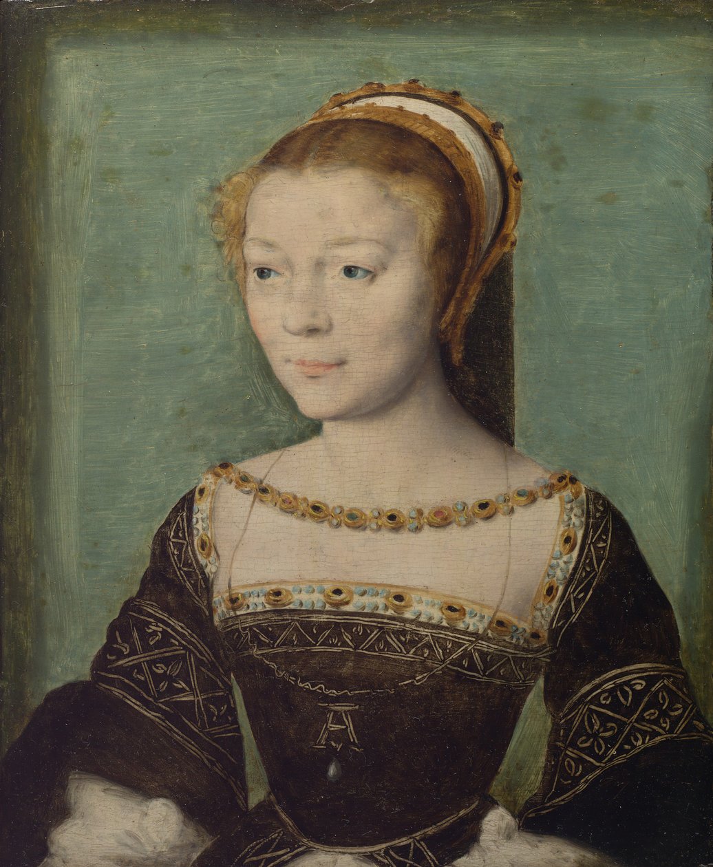 Anne de Pisseleu 1508-1576, Duchesse dEtampes, ca. 1535-40. af Corneille de Lyon