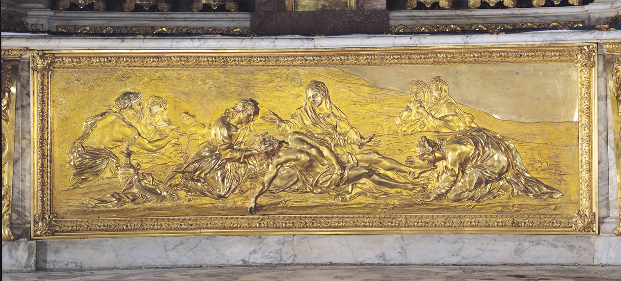 Pieta, fra Det Kongelige Kapel (forgyldt bronze) af Corneille van Cleve