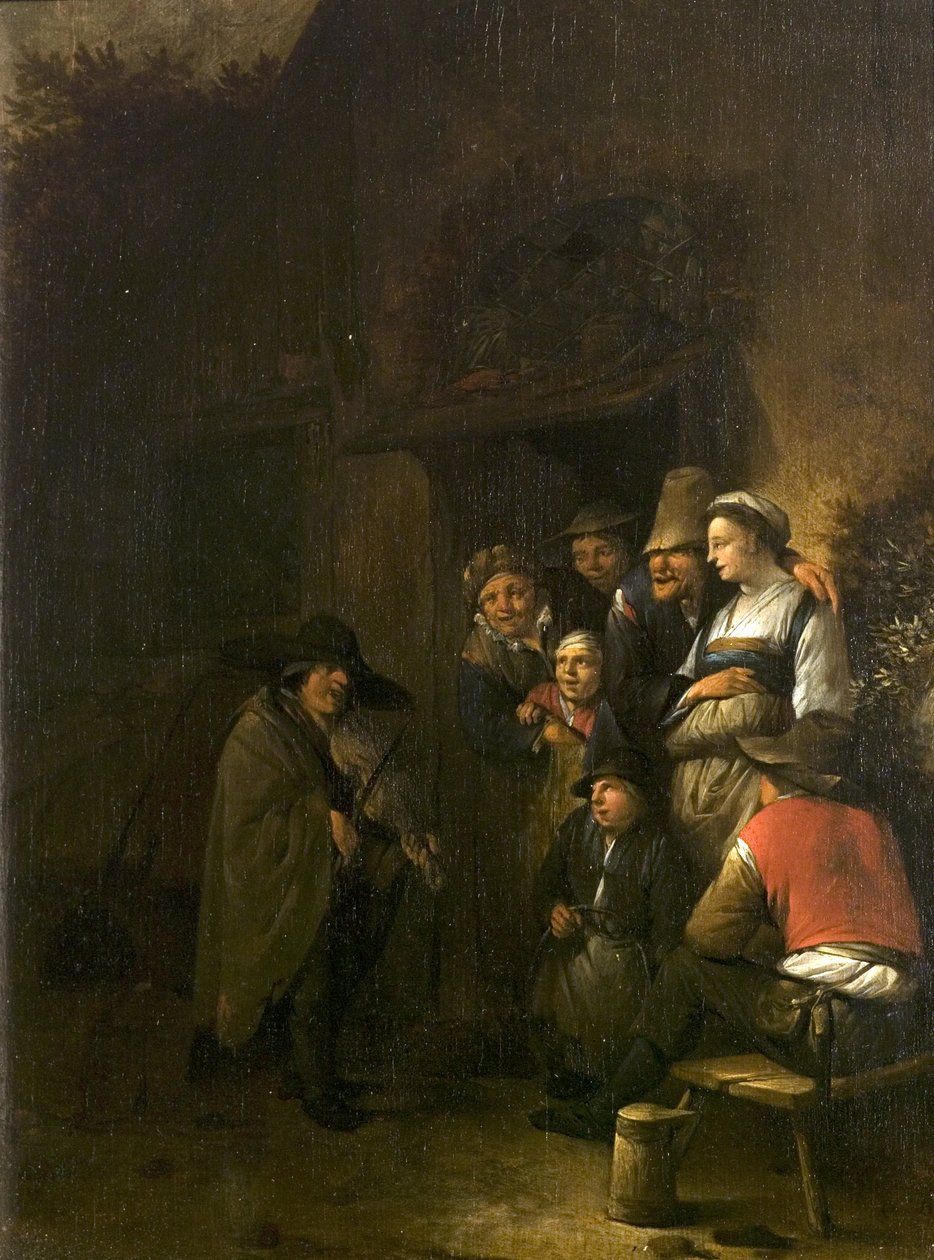 Dværgspillemanden, ca. 1652 af Cornelis Pietersz Bega