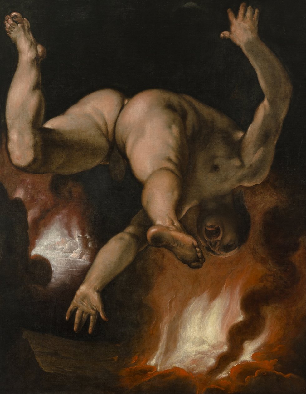 Ixions fald af Cornelis Cornelisz van Haarlem