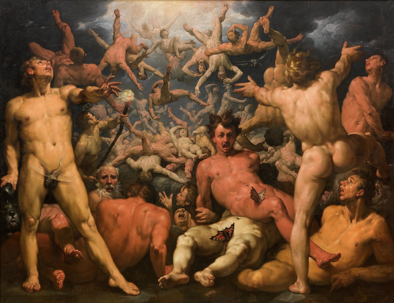 Titanernes fald af Cornelis Cornelisz van Haarlem
