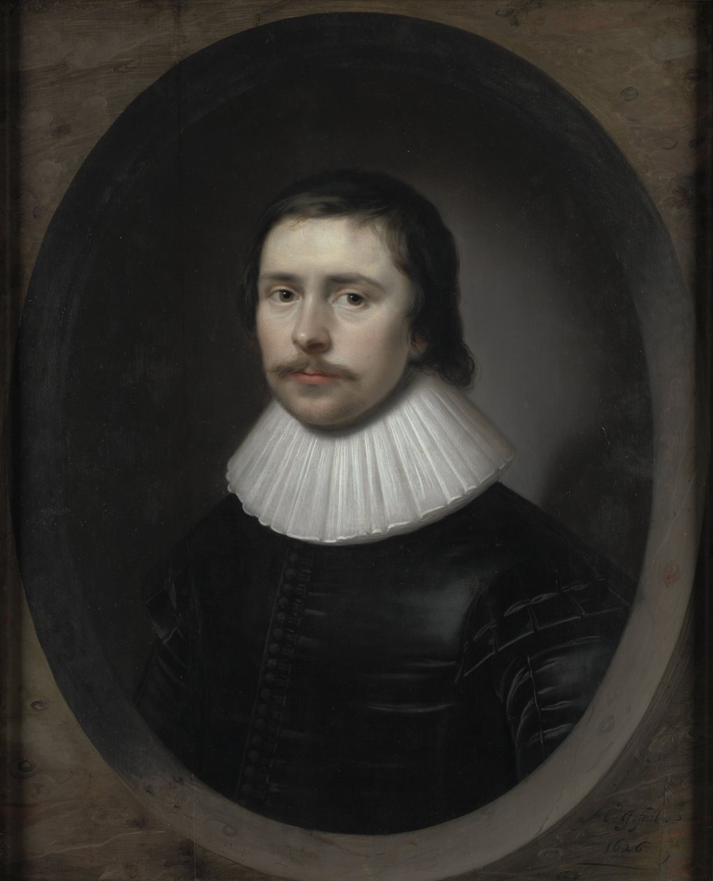 Portræt af Edward Hyde af Cornelis Janssens van Ceulen
