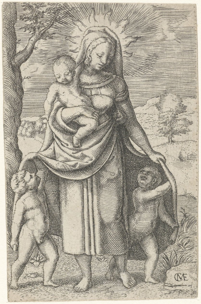 Caritas af Cornelis Massijs