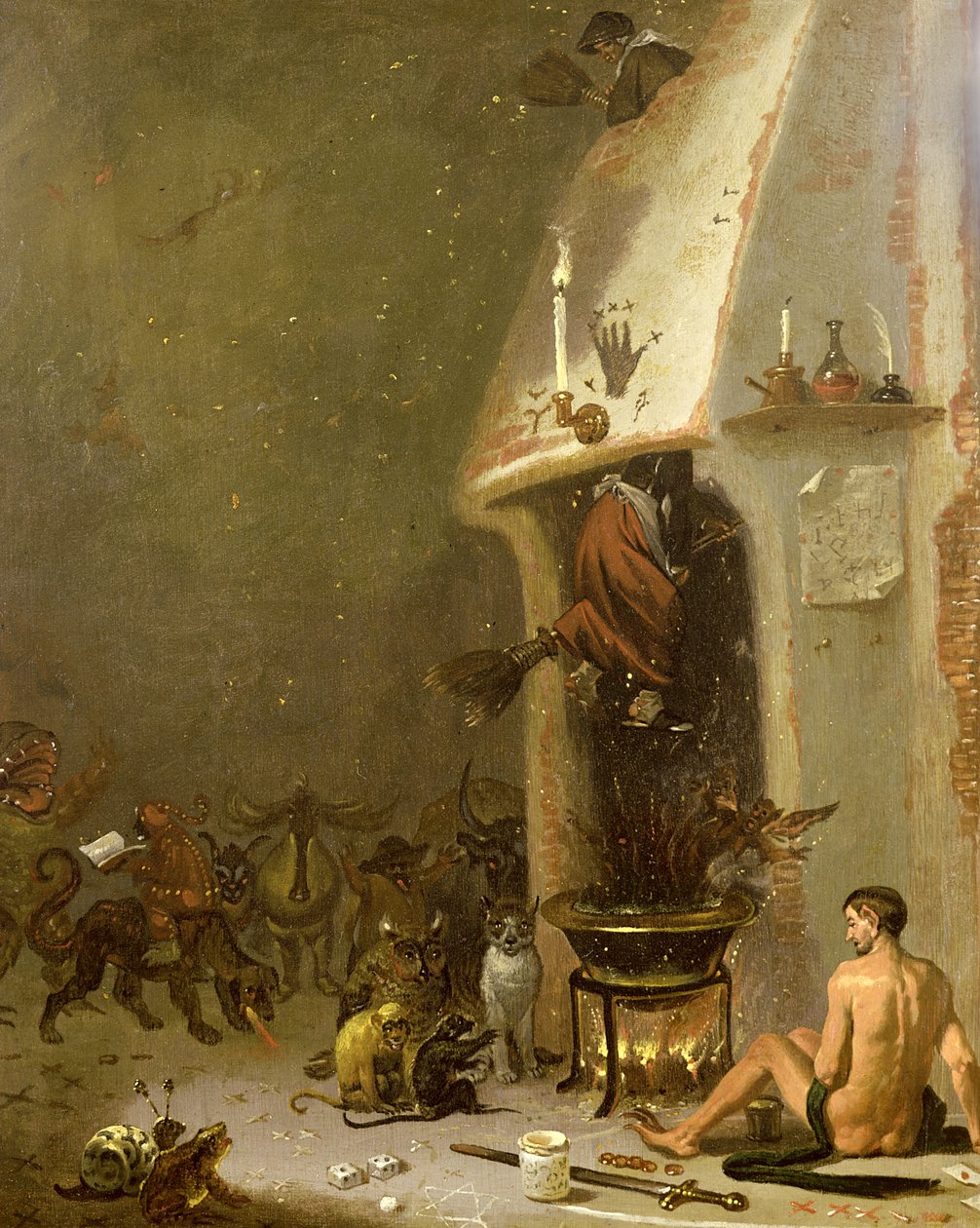 En hekses kro af Cornelis Saftleven