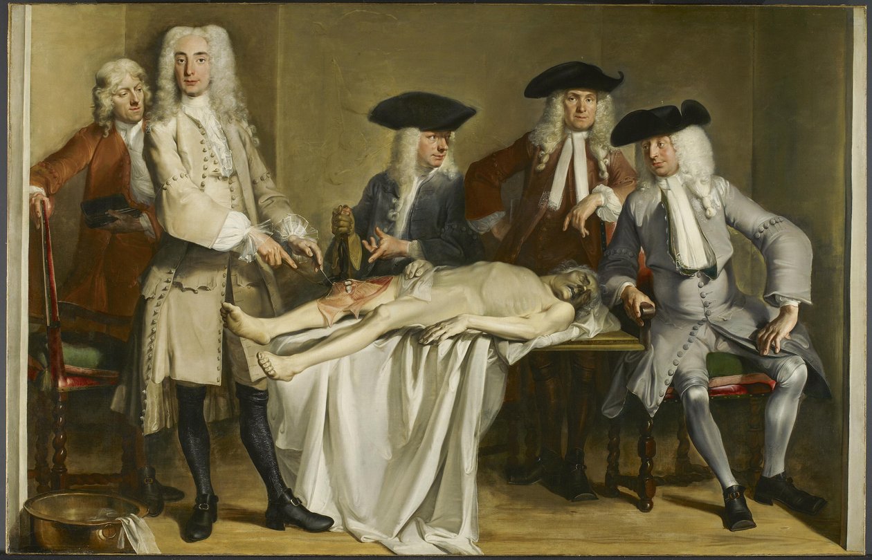 Anatomi lektion af dr.Willem Röell af Cornelis Troost