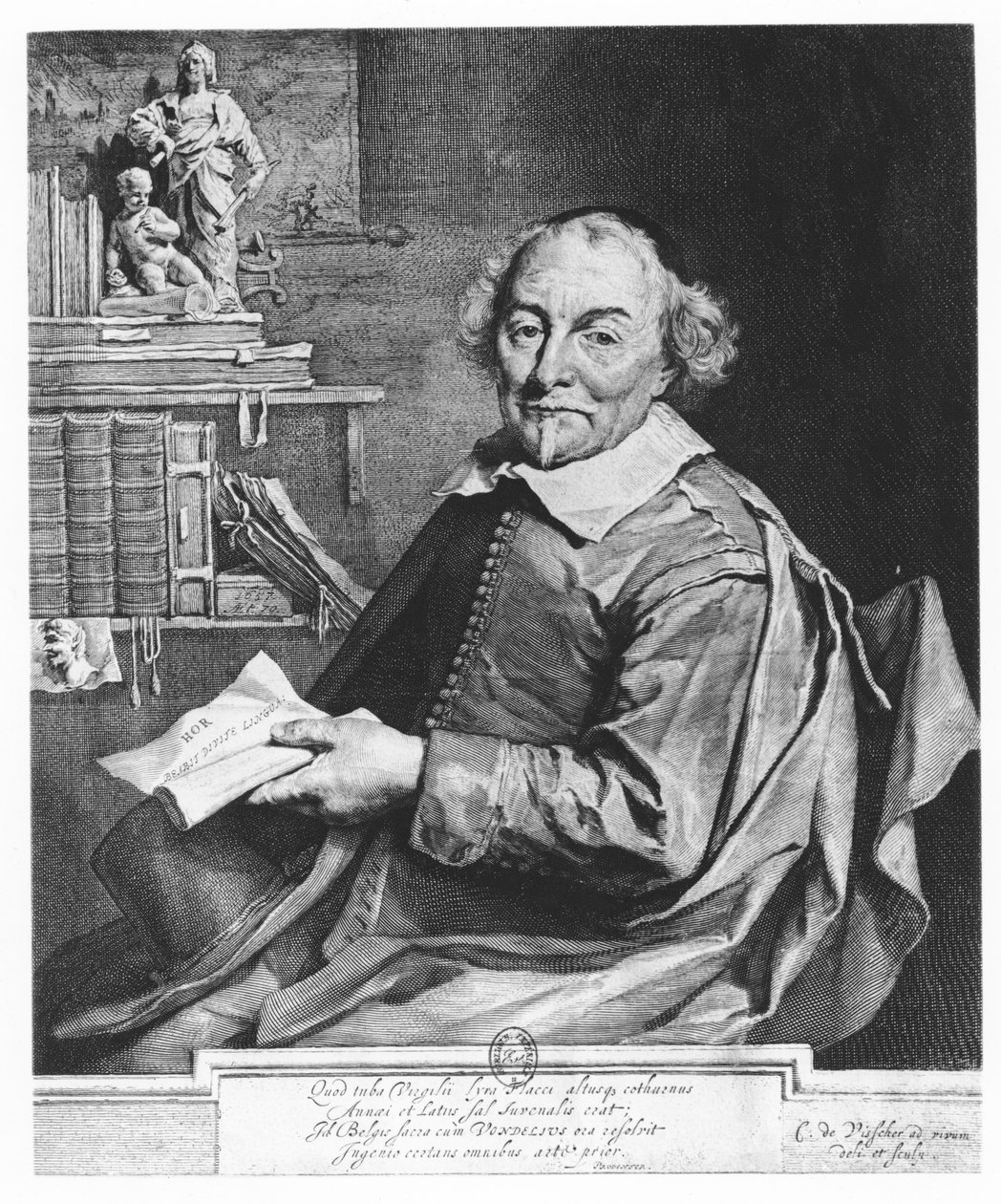 Joost van den Vondel af Cornelis Visscher