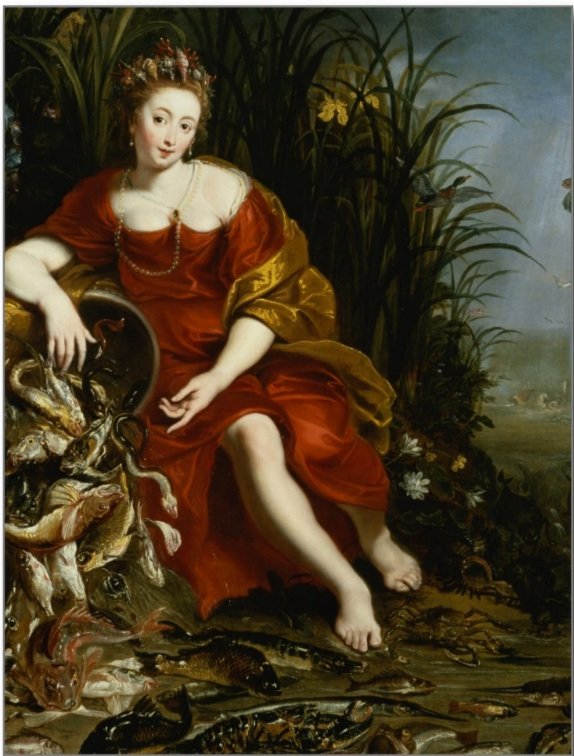 Allegori om vand af Cornelis de Vos