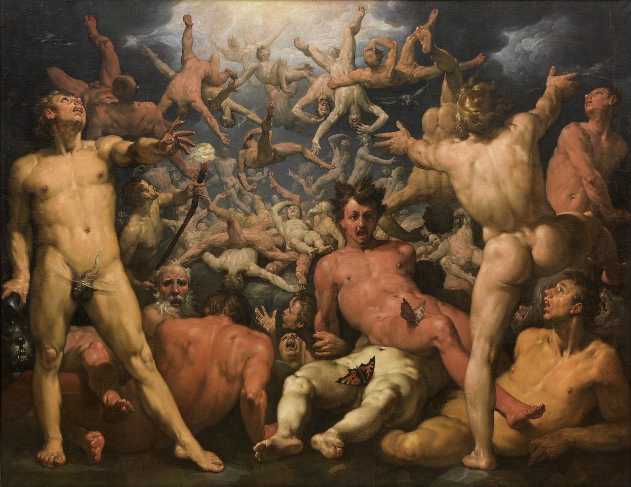 Titanernes fald af Cornelis van Haarlem