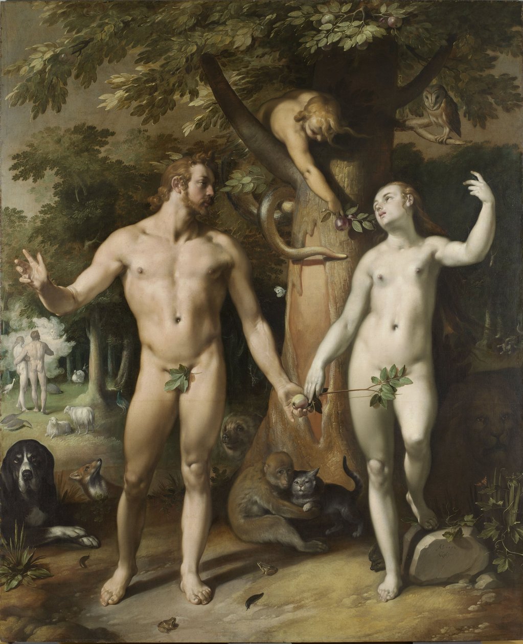 Menneskets fald af Cornelis van Haarlem