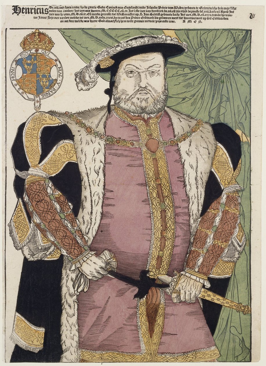 Portræt af Henrik VIII af England af Cornelis Anthonisz. (manner of)