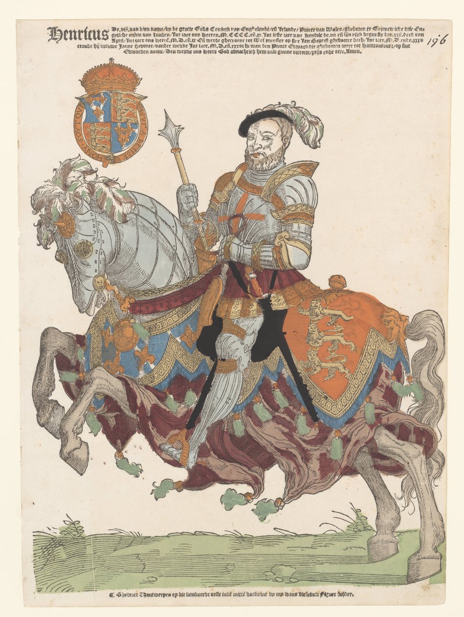 Portræt af Henrik VIII af England af Cornelis Anthonisz. (manner of)
