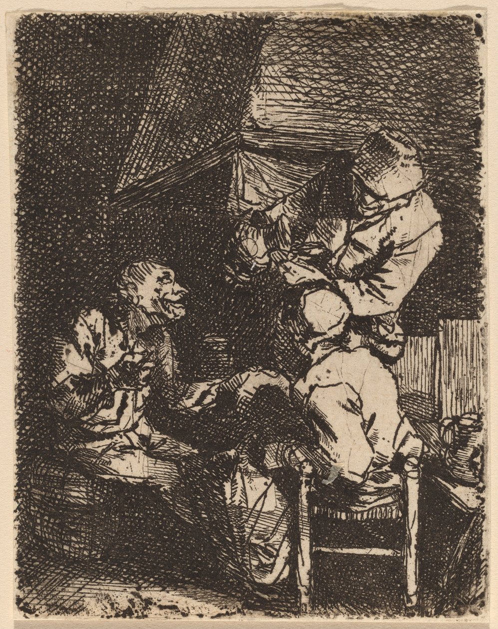 Gruppen ved pejsen af Cornelis Pietersz Bega