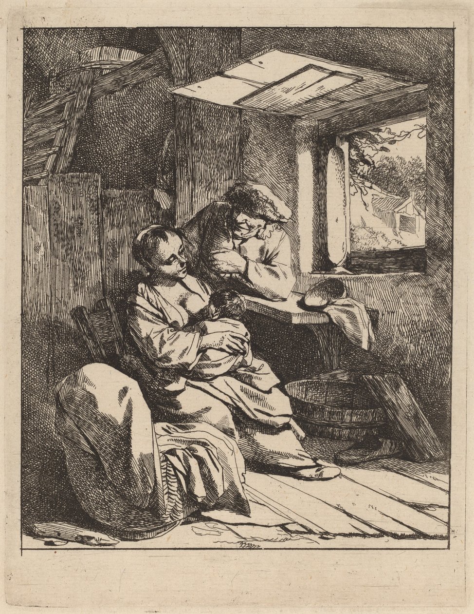 Den unge Moder af Cornelis Pietersz Bega