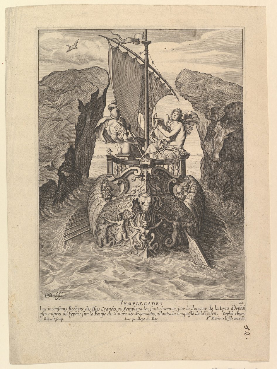 Symplegades, 1600-tallet. af Cornelis Bloemaert