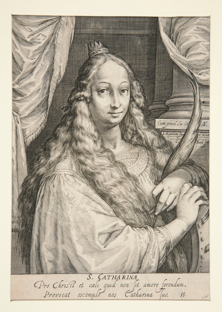 Den hellige Katarina af Alexandria af Cornelis Boel