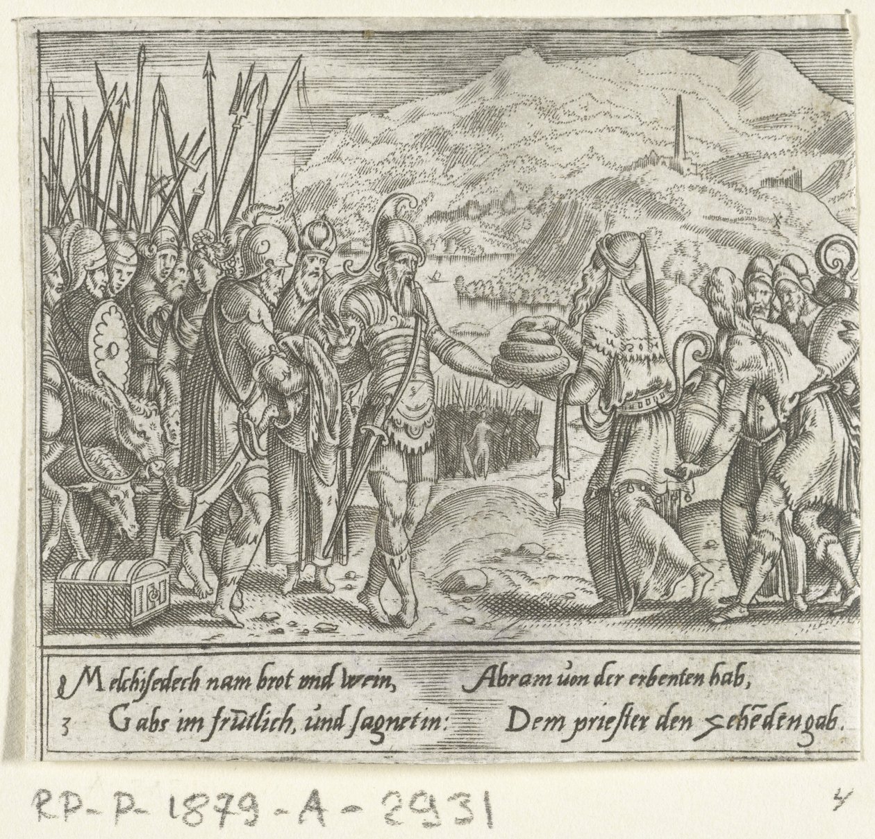 Abraham og Melkisedek The Life of Abraham (serietitel) af Cornelis Bos