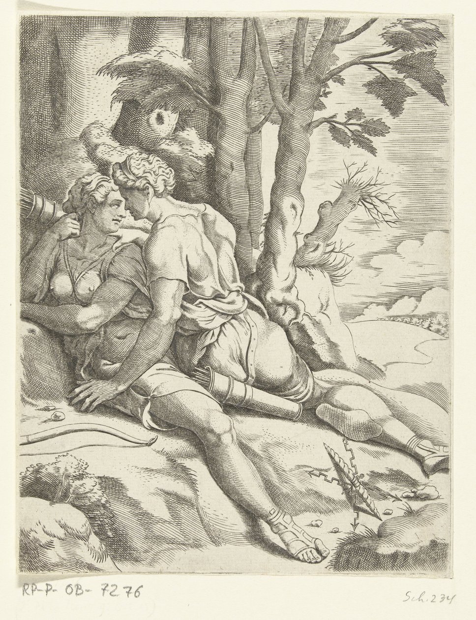 Jupiter og Callisto Jupiters kærlighedseventyr (serietitel) af Cornelis Bos