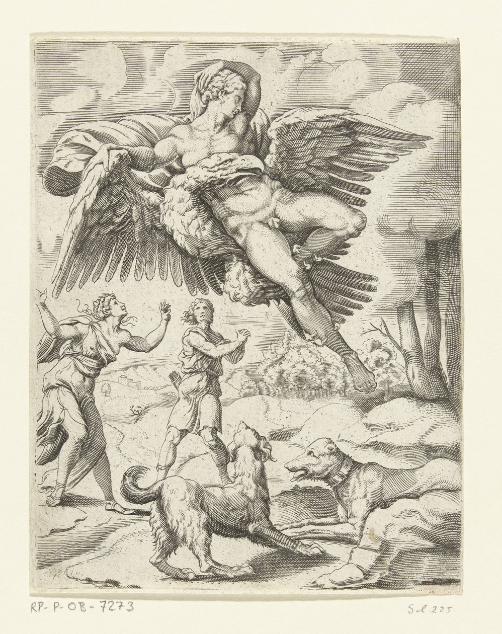 Jupiter og Ganymedes Jupiters kærlighedseventyr (serietitel) af Cornelis Bos
