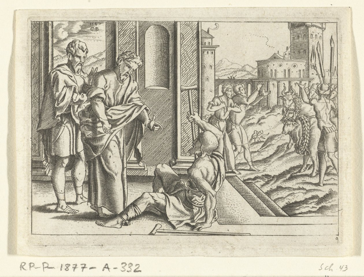 Paulus helbreder en krøbling The Life of Paul (serietitel) af Cornelis Bos