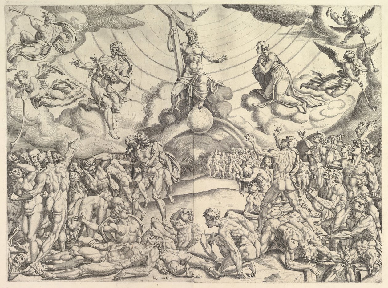 Den sidste dom, ca. 1548-50. af Cornelis Bos