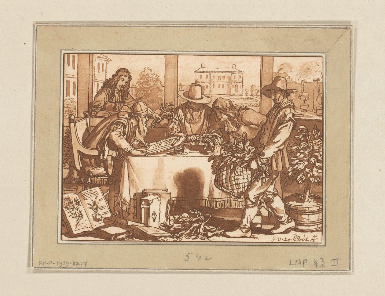 botaniker af Cornelis Brouwer