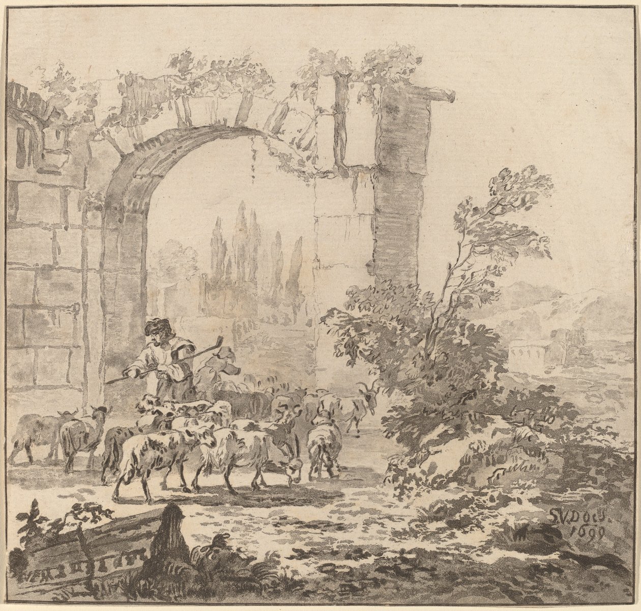 Gedeflokke, 1781, udgivet 1786. af Cornelis Brouwer