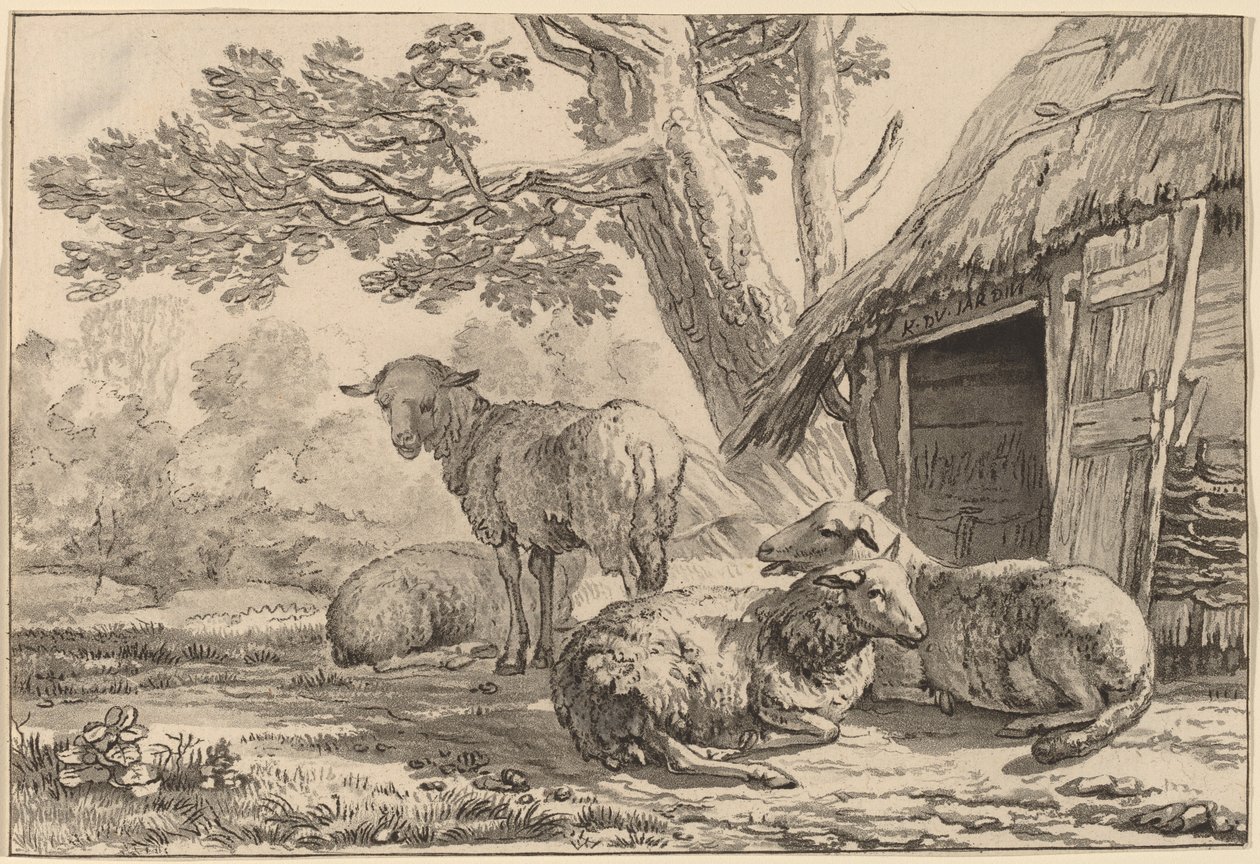 Sheepcote, 1781, udgivet 1787. af Cornelis Brouwer