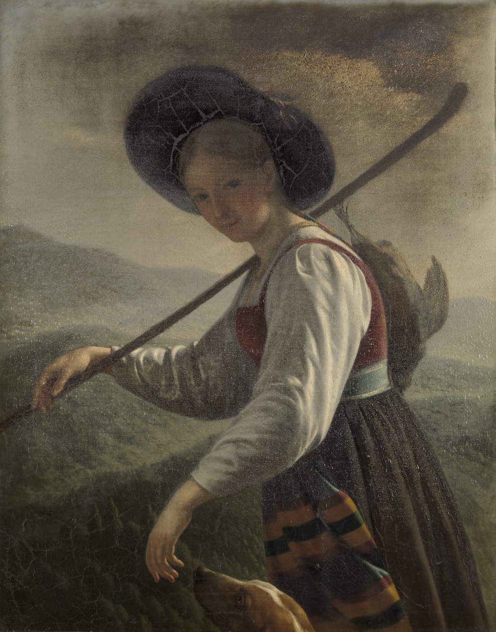 schweizisk bondekvinde af Cornelis Cels