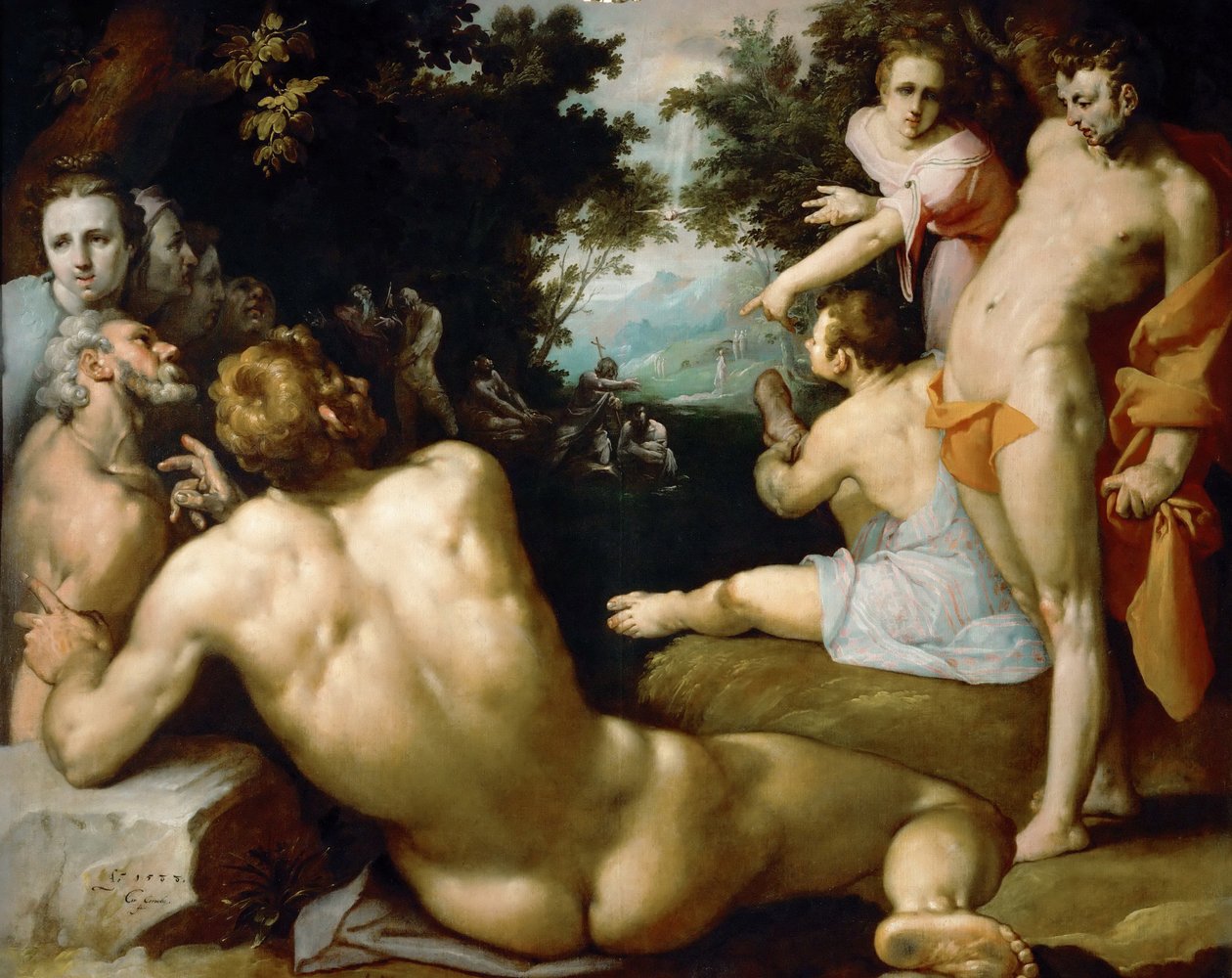 Kristi dåb af Cornelis Cornelisz. Haarlem van