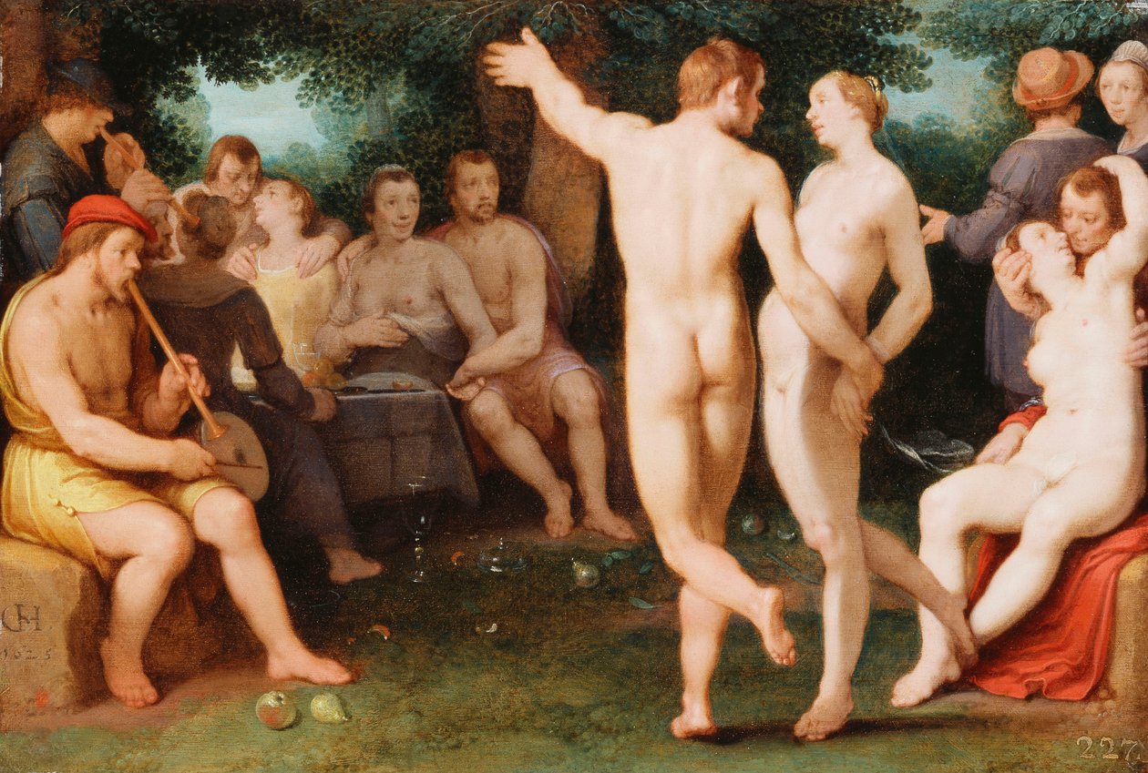 An Allegory of Temperance, 1625 af Cornelis Cornelisz. van Haarlem