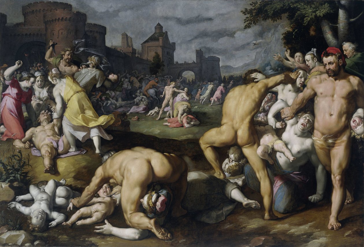 Massakren på de uskyldige af Cornelis Cornelisz. van Haarlem