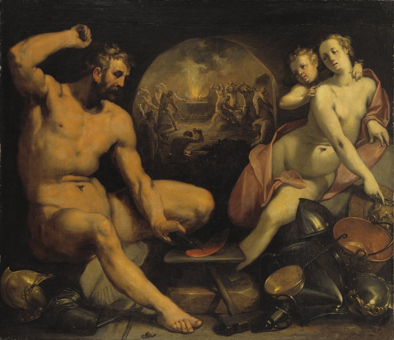 Venus og Vulcan, 1590 af Cornelis Cornelisz van Haarlem