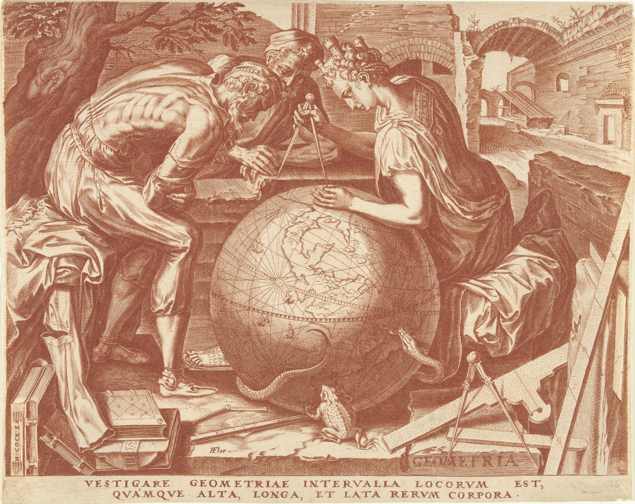 Geometria (geometri) The Seven Free Arts (Series Titel) af Cornelis Cort