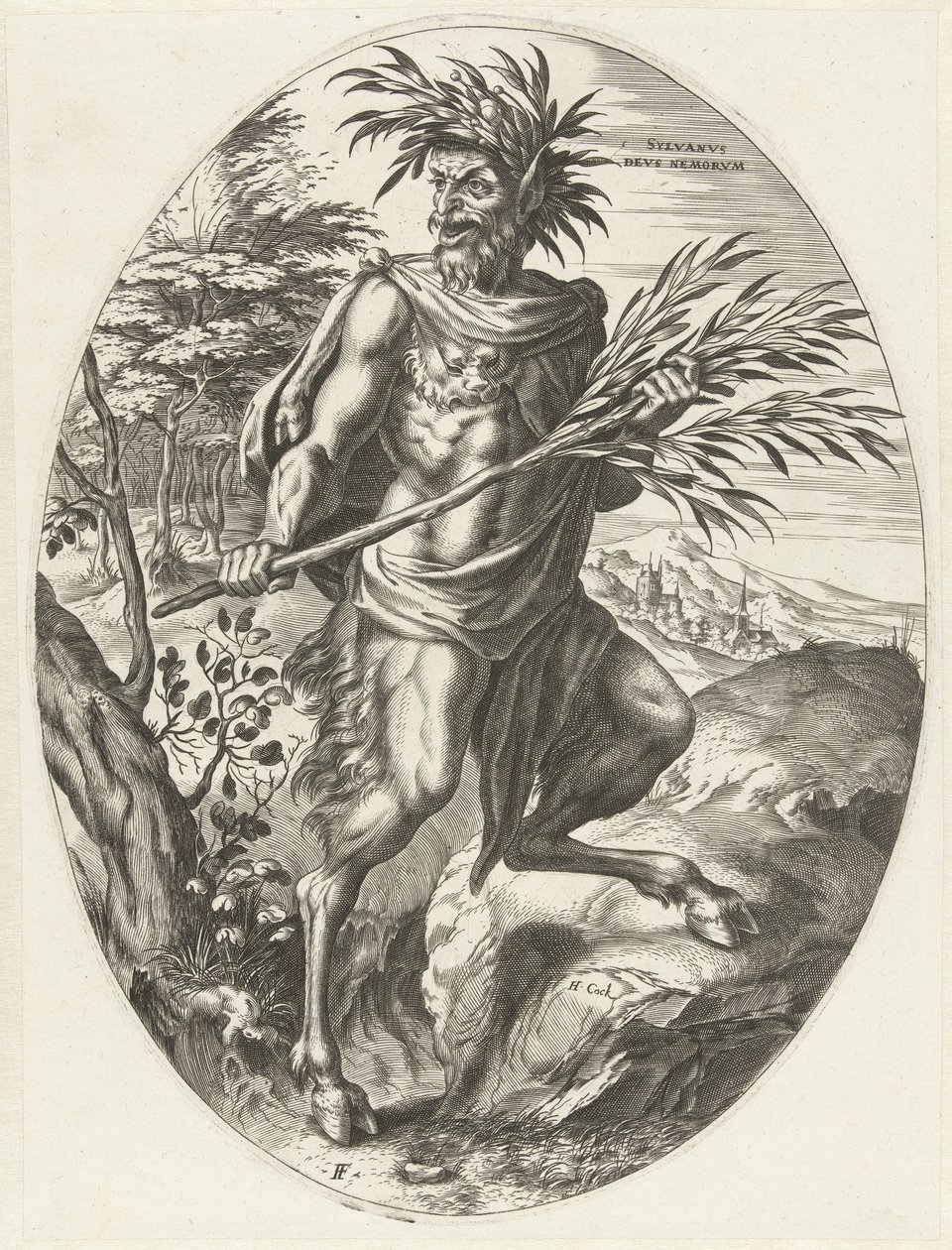 Sylvanus Gods of Agriculture (serietitel) af Cornelis Cort