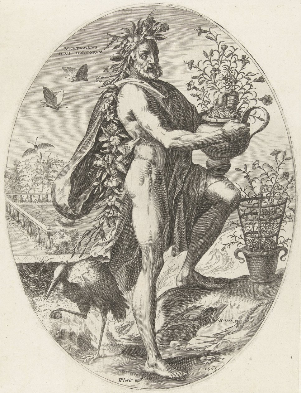 vertumnus Gods of Agriculture (serietitel) af Cornelis Cort