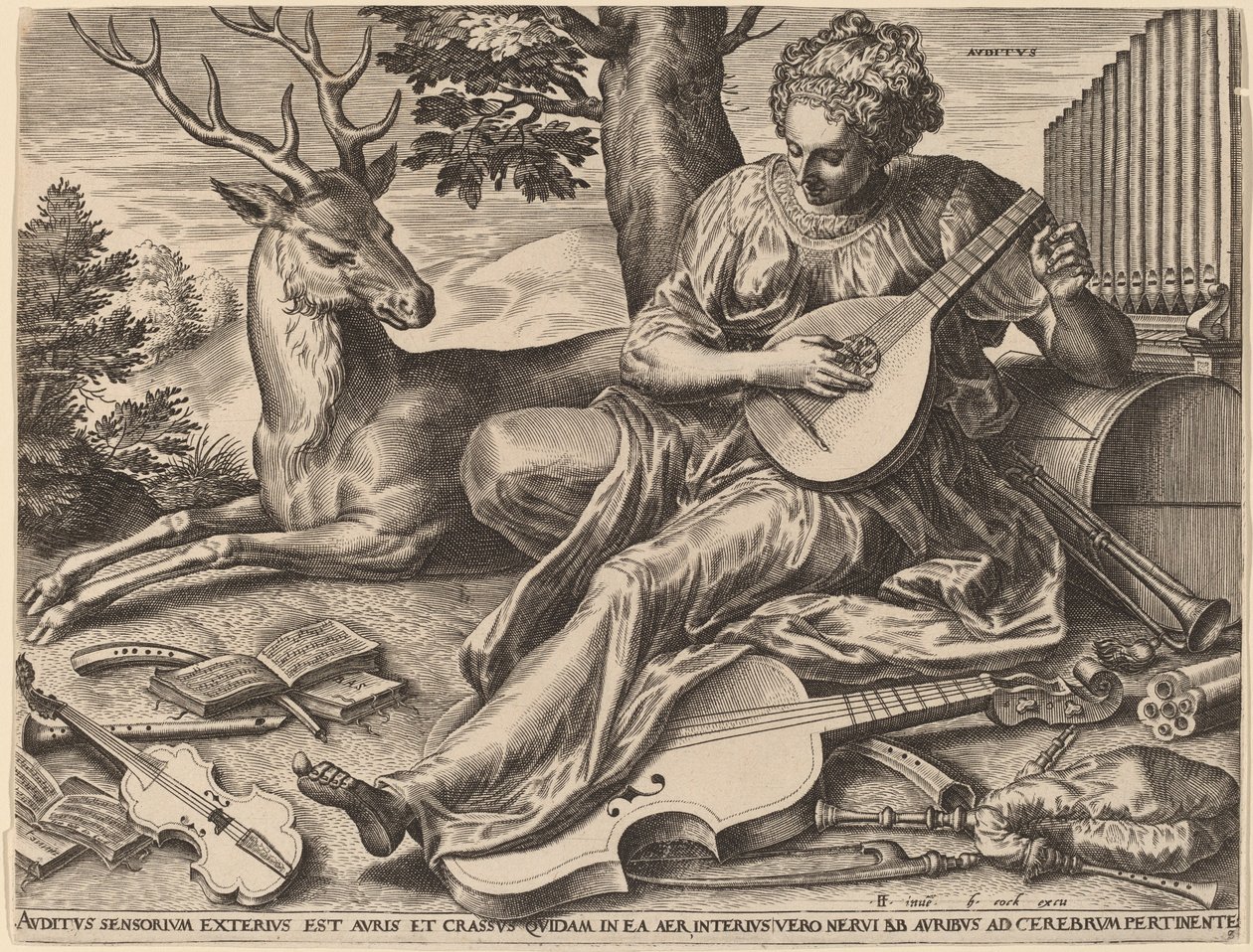 Høring af Cornelis Cort after Frans Floris I