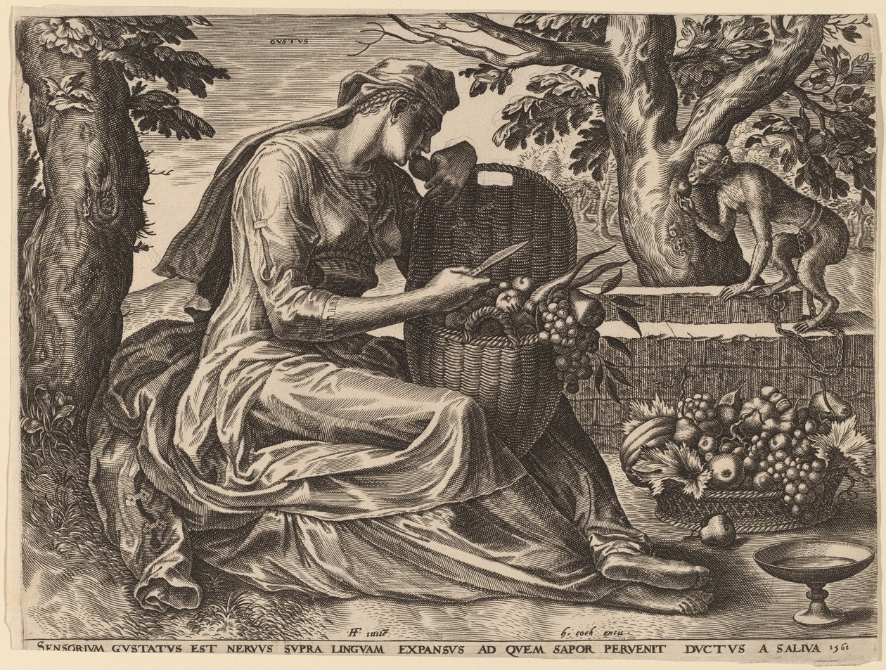 Smag af Cornelis Cort after Frans Floris I