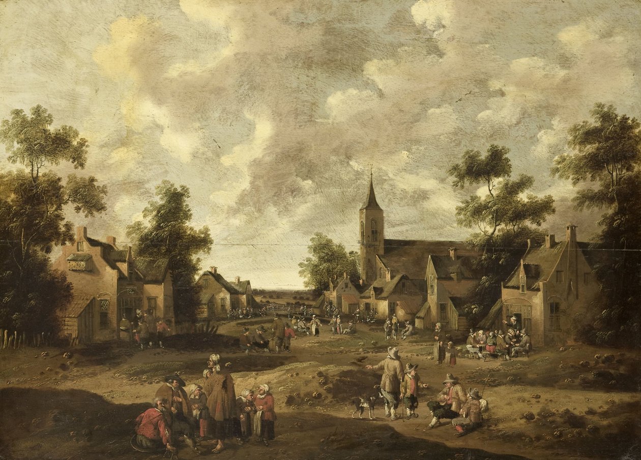 Landsbygade af Cornelis Droochsloot