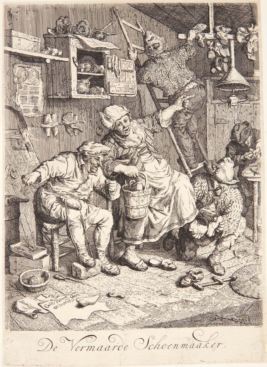 En skomager af Cornelis Dusart