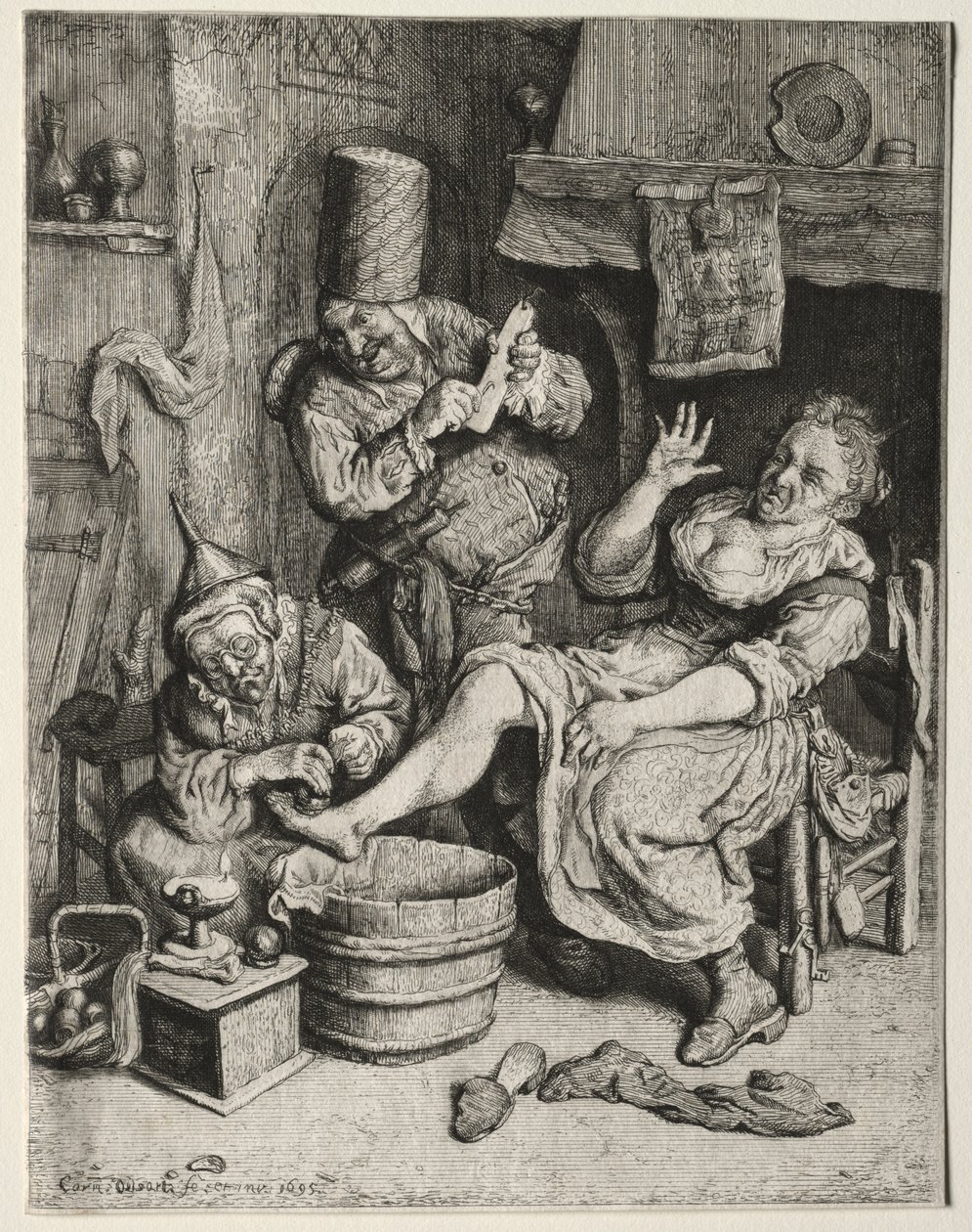 Sugekoppen af Cornelis Dusart