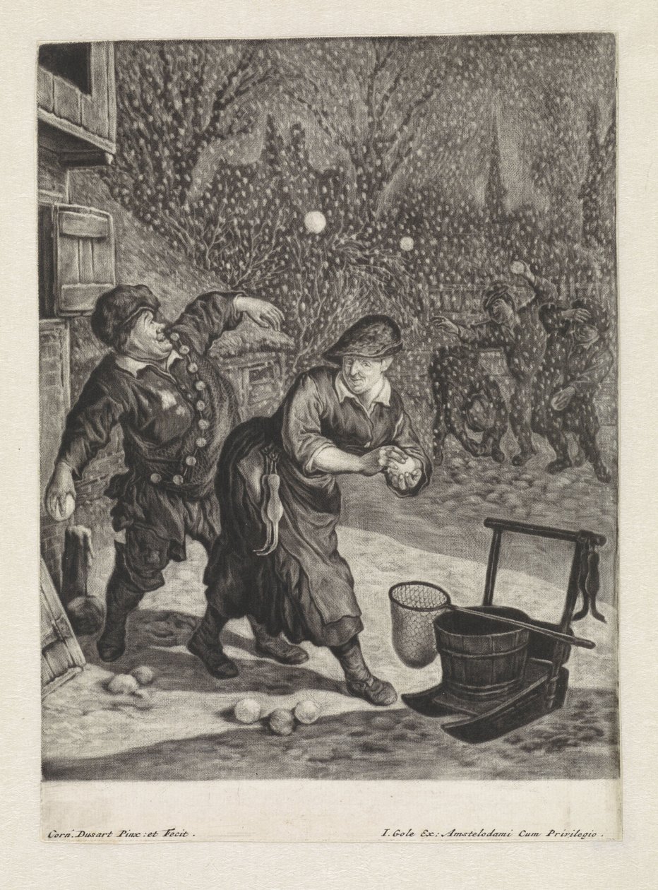 marts af Cornelis Dusart