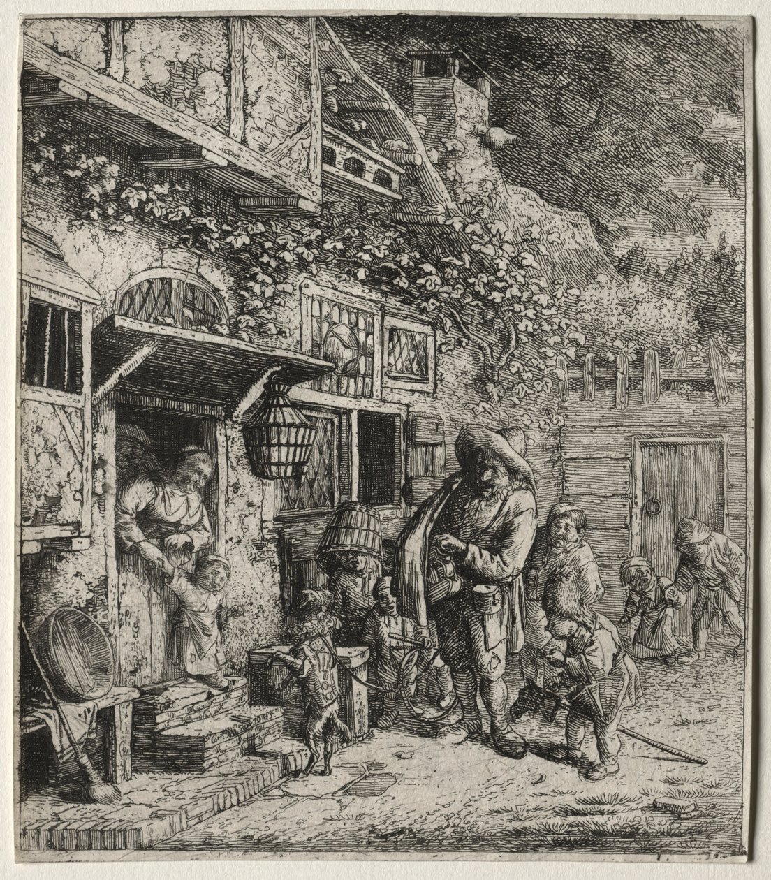 Den dansende hund. af Cornelis Dusart