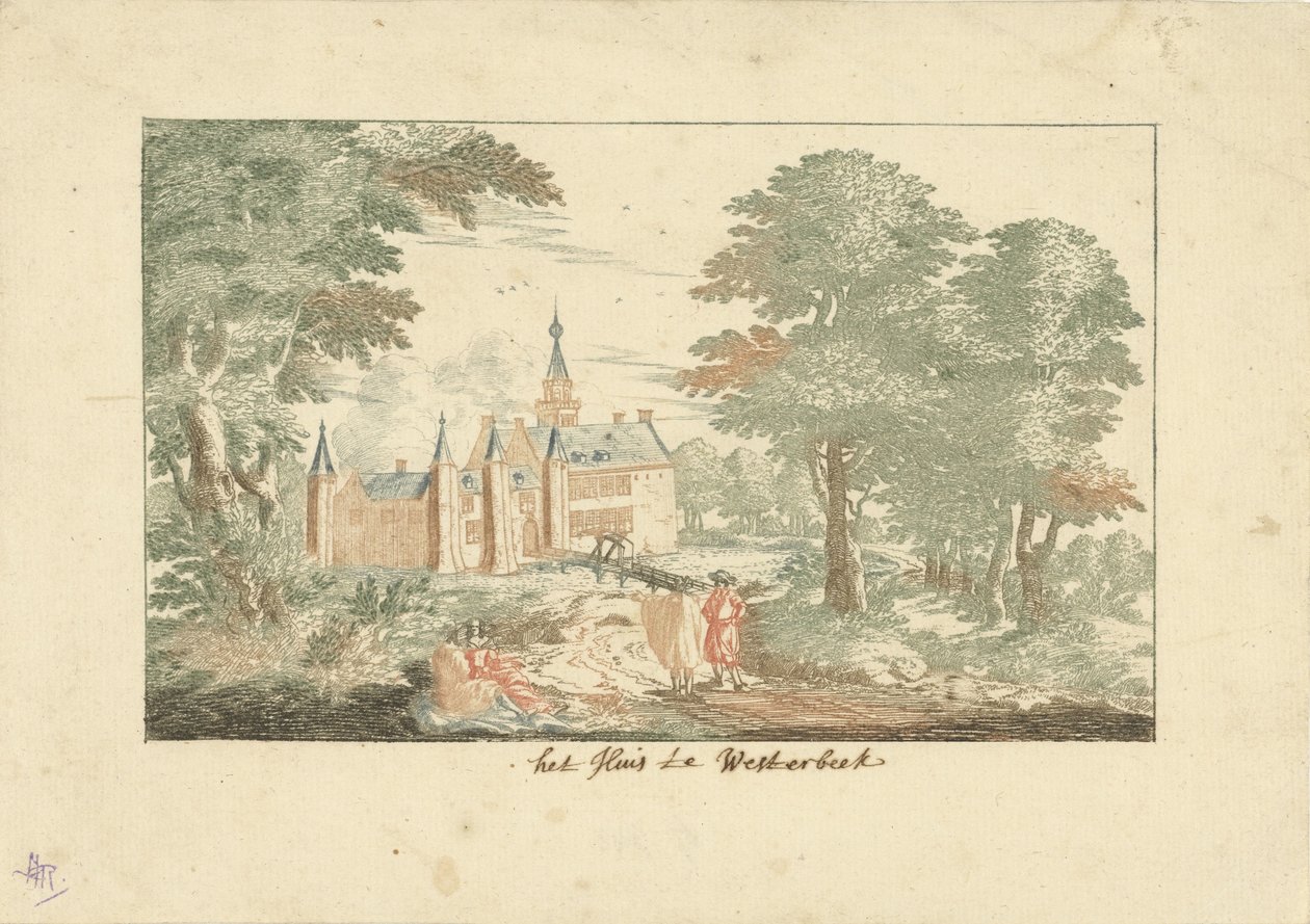 Westerbeek Slot Huset i Westerbeek (titel på objekt) af Cornelis Elandts