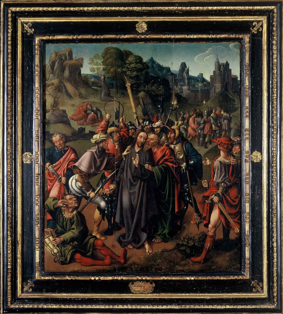 The Capture of Christ, begyndelsen af det 16. århundrede.. af Cornelis Engebrechtsz