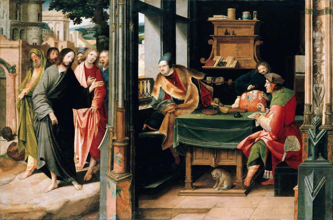 Sankt Matthæus kaldelse af Cornelis Engebrechtsz
