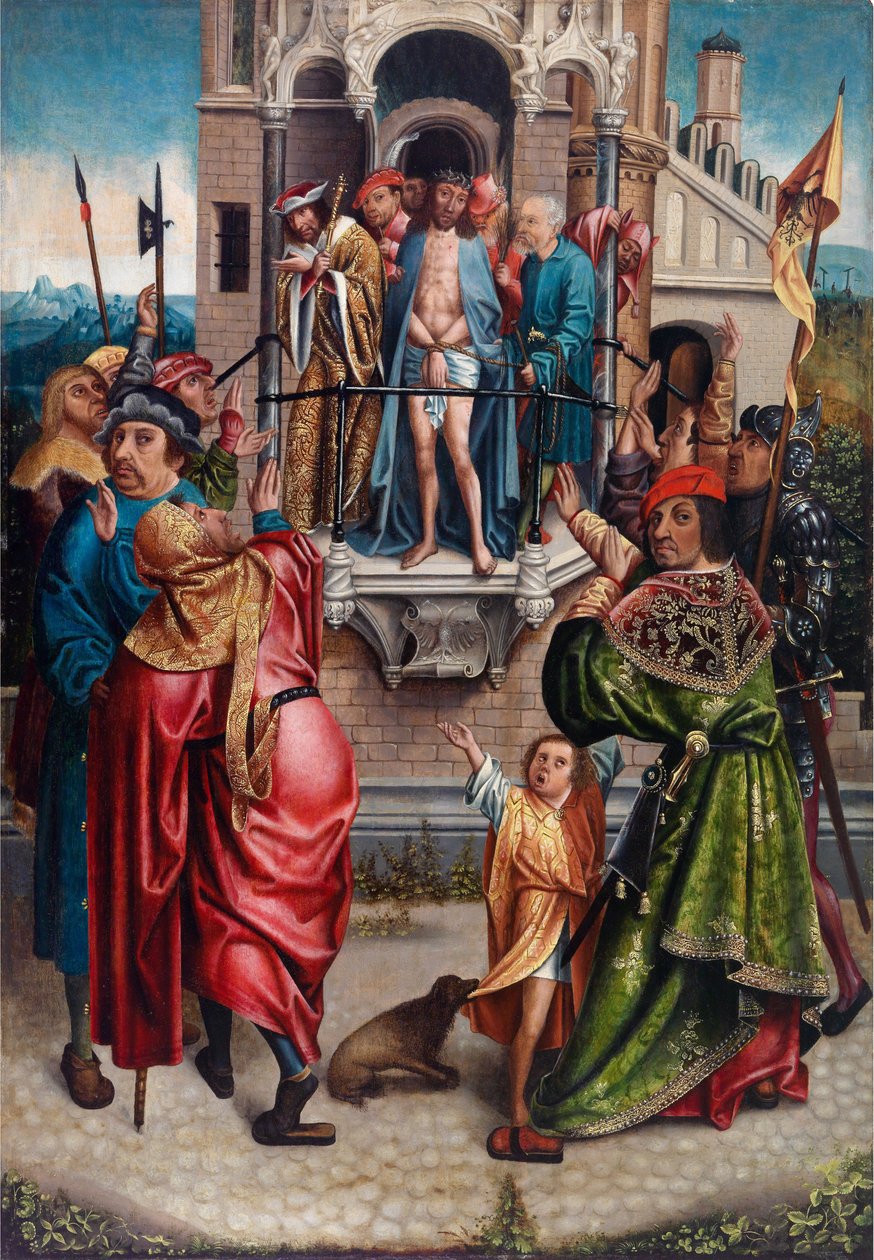 Ecce homo, af Engebrechtsz., Cornelis (ca. 1462-1527). Olie på træ. Mål: 91x63 cm. Privat samling af Cornelis Engelbrechtsen