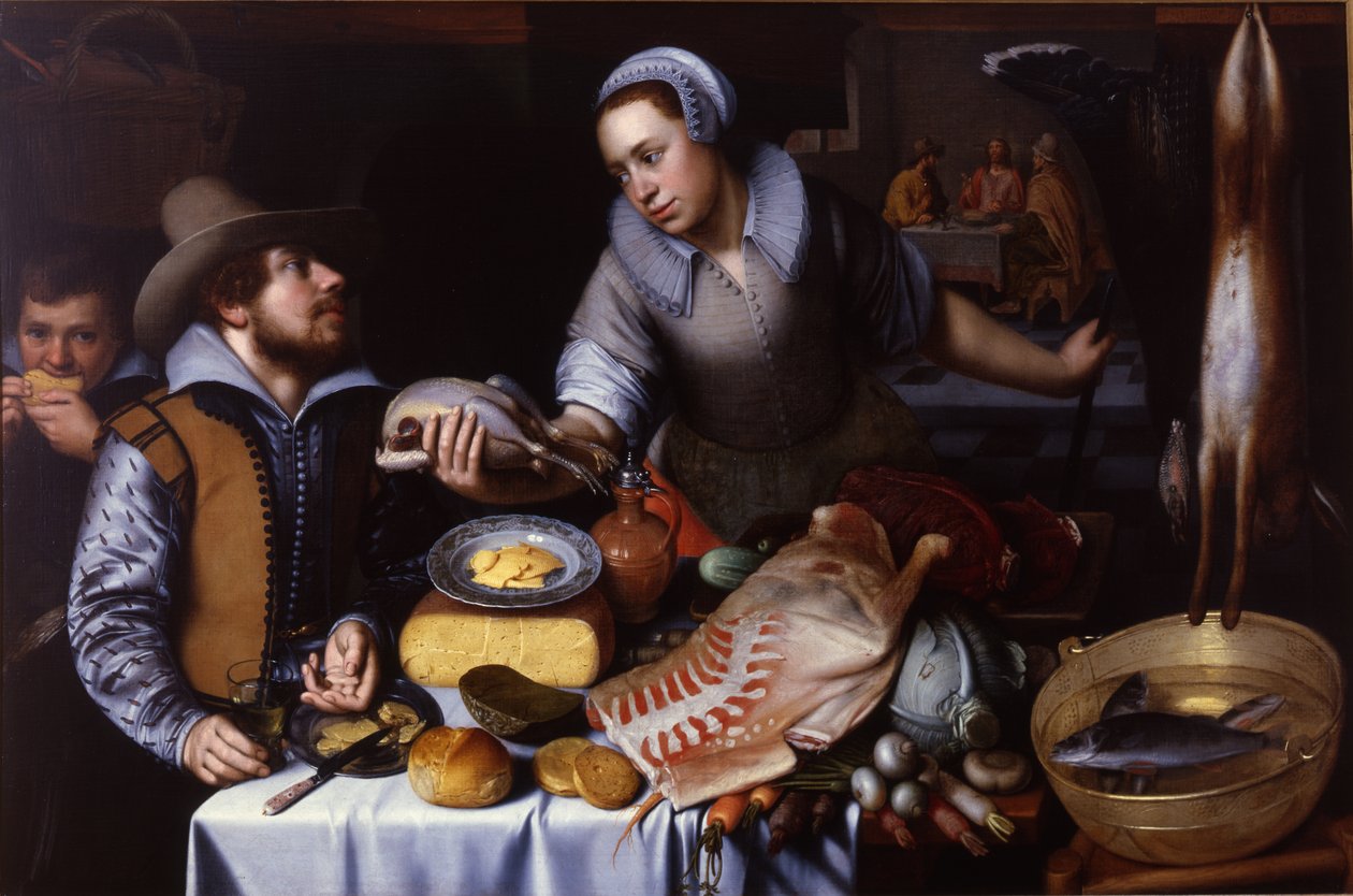 Nadveren i Emmaus, 1612 af Cornelis Engelsz