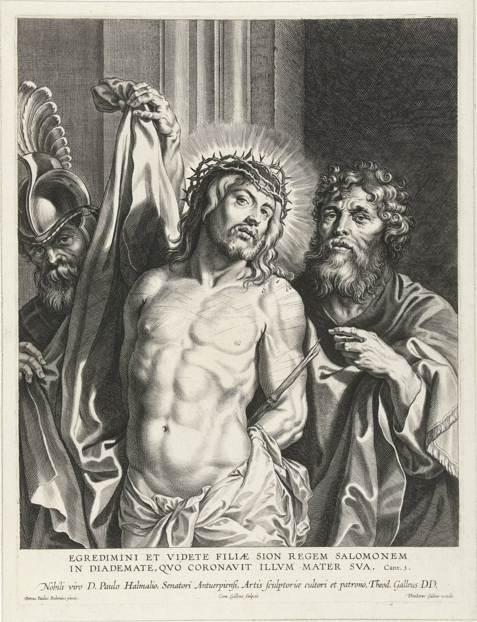 Kristus vist til folket (Ecce Homo) af Cornelis Galle (I)