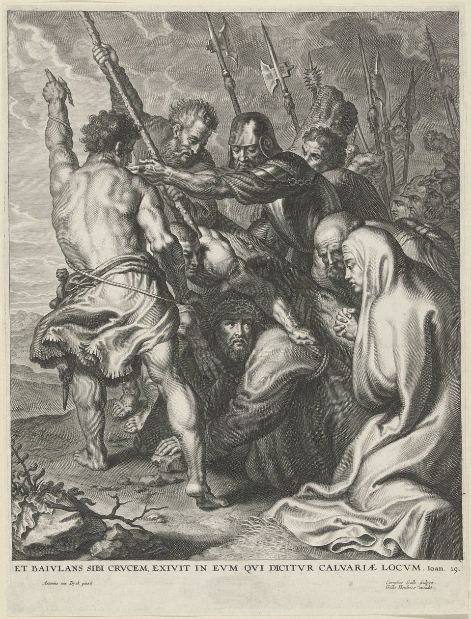 At bære korset af Cornelis Galle (I)